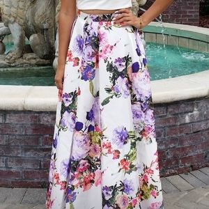 2 piece Floral Formal